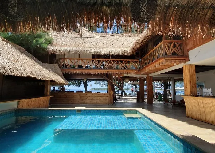 Samba Villas Beachfront View Gili Trawangan